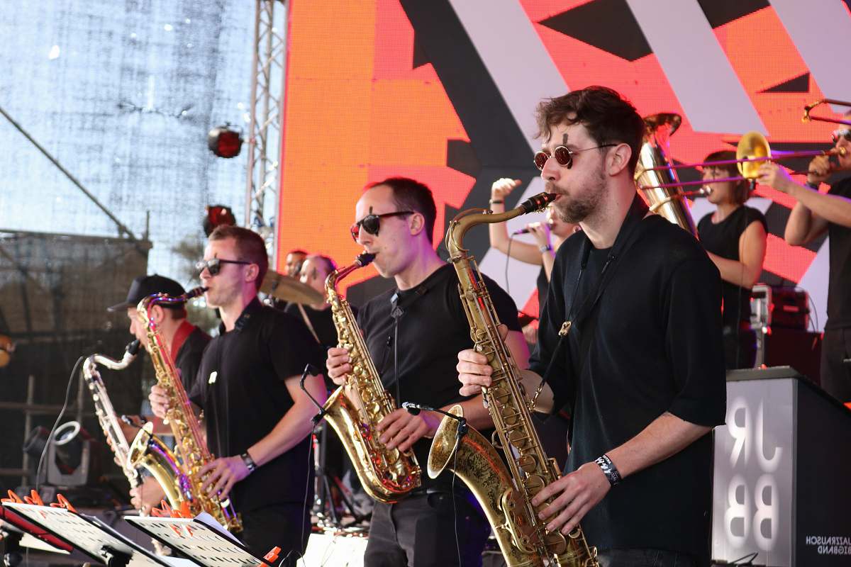 musical instrument man playing brass saxophone person